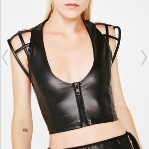 DOLLS KILL Techno Sorceress Cage Top
